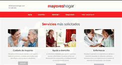 Desktop Screenshot of mayoreshogar.com